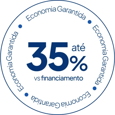 Até 35% de economia